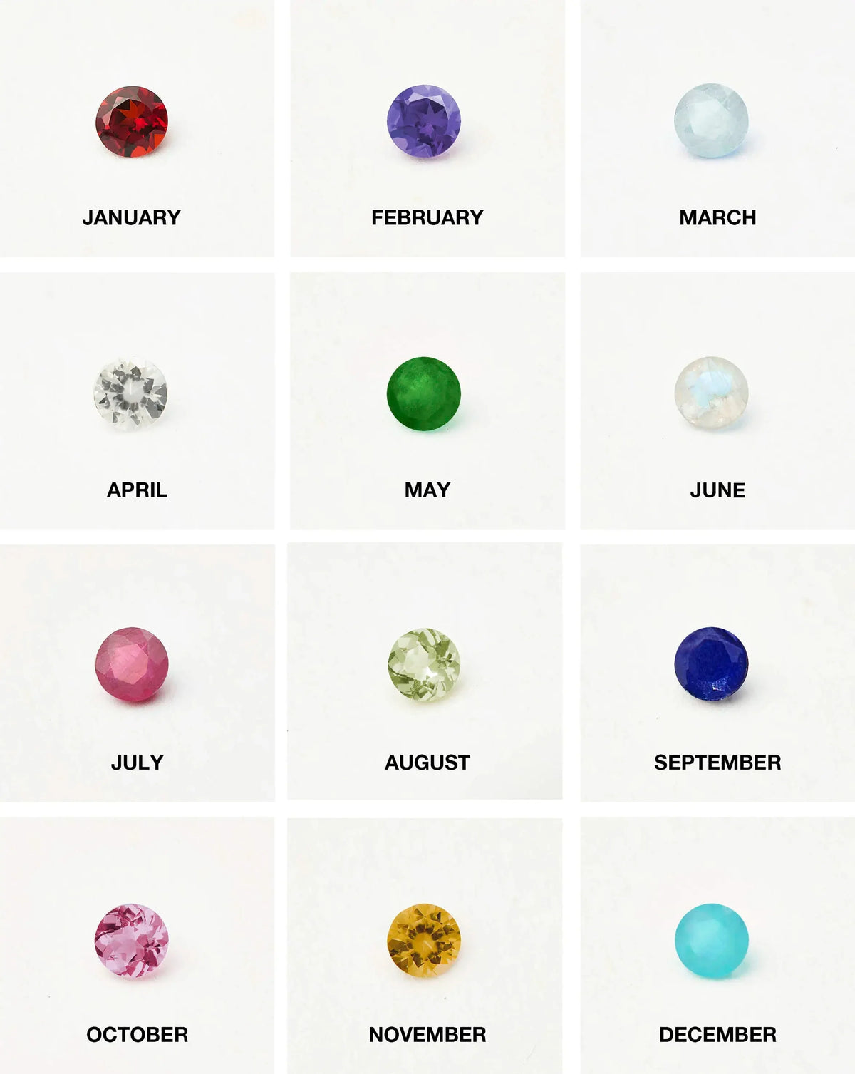 The Meaningful April Birthstone Set | Sterling Silver/Crystal