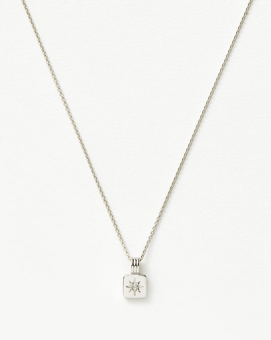Mini Star Ridge Pendant Necklace | Sterling Silver