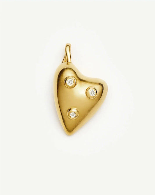 Harris Reed All My Heart Pendant | 18ct Gold Plated/Cubic Zirconia