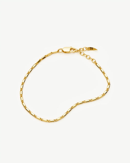 Lucy Williams Horizon Link Chain Bracelet | 18ct Gold Vermeil
