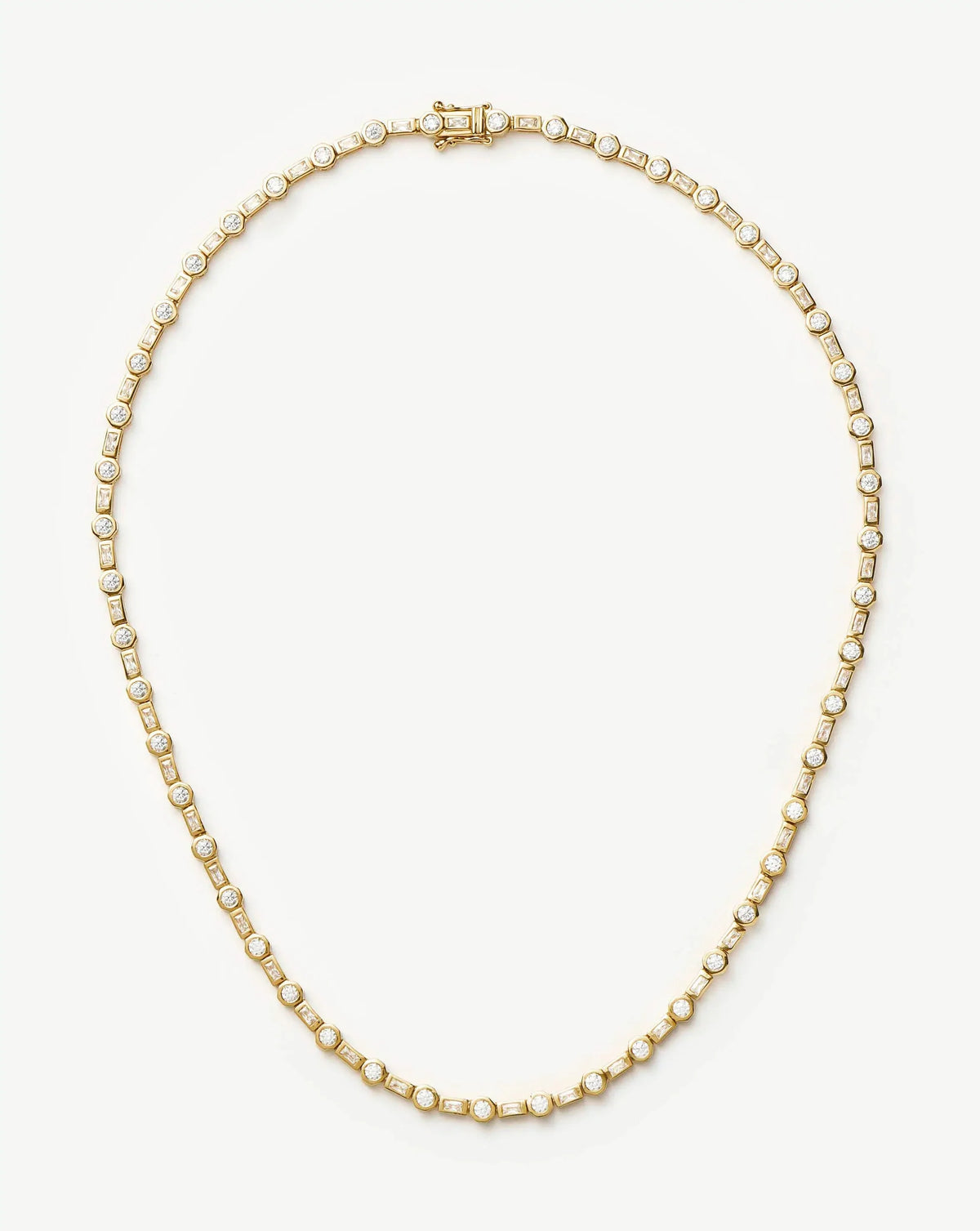 Lucy Williams Tennis Necklace | 18ct Gold Plated