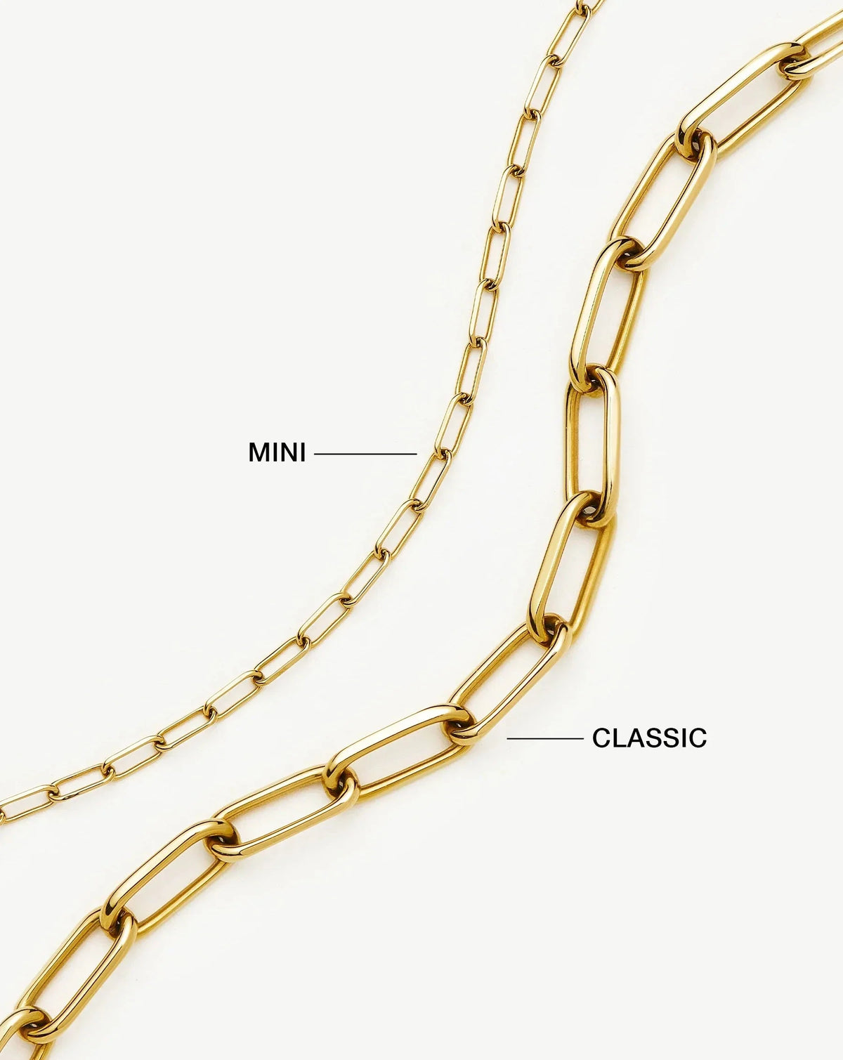 Mini Paperclip Chain Bracelet | 18ct Gold Plated