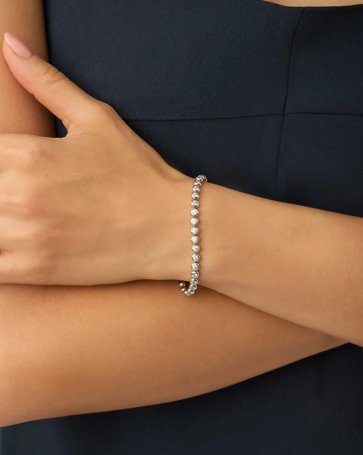 The Time for Tennis Set | Silver Plated/Sterling Silver/Cubic Zirconia
