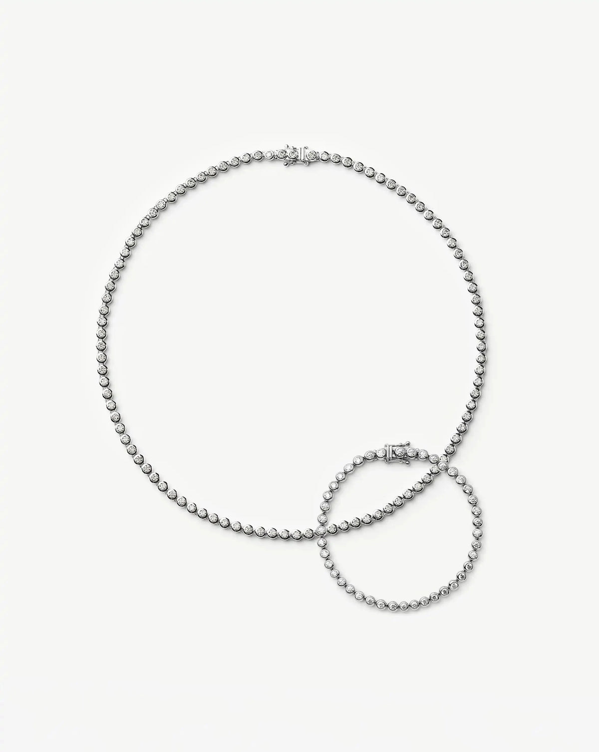 The Time for Tennis Set | Silver Plated/Sterling Silver/Cubic Zirconia