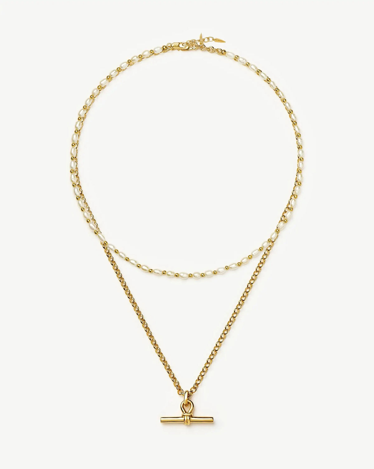 The Andy Pearl Necklace Set | 18ct Gold Plated/Pearl